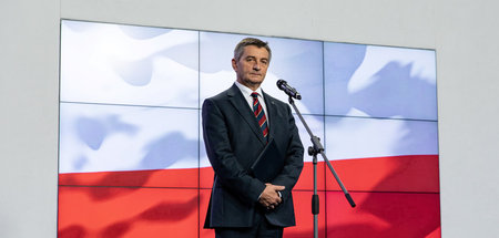 Am Donnerstag erklärte Marek Kuchcinski auf einer Pressekonferen...