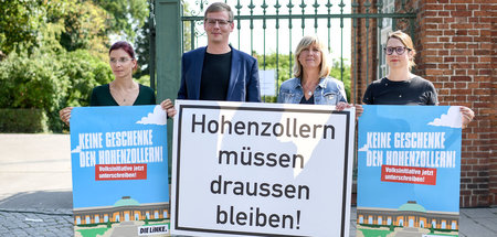 Vier gegen die Hohenzollern: Diana Golze, Sebastian Walter, Kath...