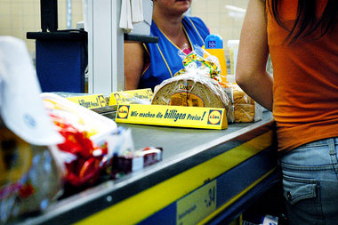 Streßjob bei Lidl: 40 Scans pro Minute als Minimum