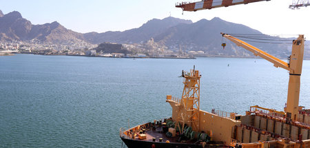 Der Hafen von Aden hat für die Kriegsparteien strategische Bedeu...