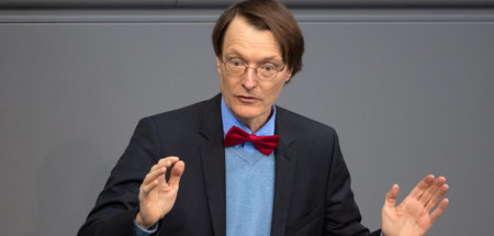 Karl Lauterbach will sich nur an einer Regierung beteiligen, die...