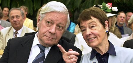 Aber dann ging er Zigaretten holen: Helmut und Loki Schmidt