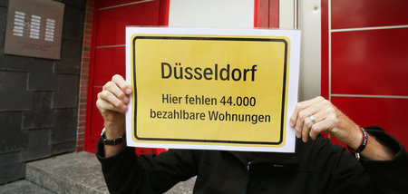 Laut Mietaktivisten fehlen in Düsseldorf 44.000 bezahlbare Wohnu...