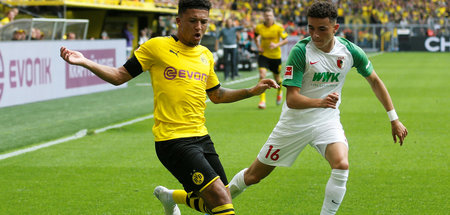 Eine Augenweide: Jadon Sancho (l.)