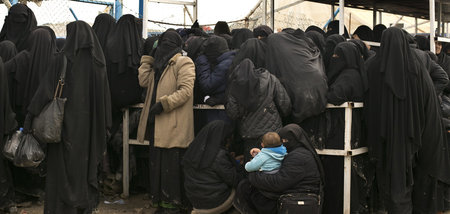Im nordsyrischen Flüchtlingslager Al-Hol leben etwa 70.000 Mensc...