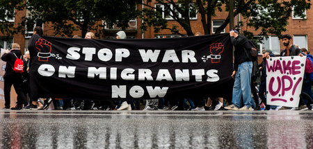 Wider den »Krieg gegen Migranten«: Protest in Hamburg für Ende d...