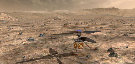 Neuerdings will die NASA den Roten Planeten sogar per Helikopter...
