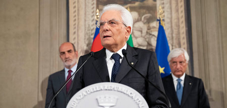 Mehr Zeit für eine vertrauenswürdige Regierung: Italiens Präside... Mehr Zeit für eine vertrauenswürdige Regierung: Italiens Präside...