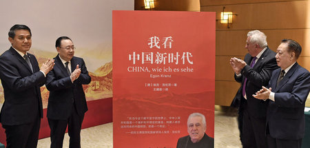 Buchvorstellung mit Egon Krenz im Gästehaus der chinesischen Reg...