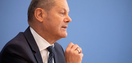 Finanzminister Olaf Scholz am 21. August in Berlin