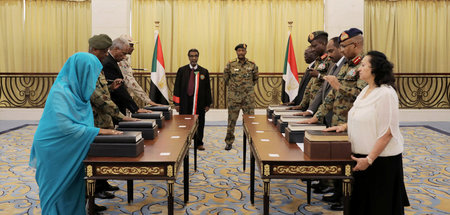 Der Souveräne Rat im Sudan wird vereidigt (Khartum, 21.8.2019)