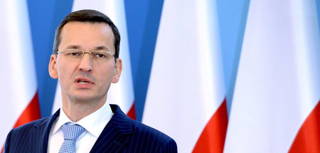 Polens Wirtschafts- und Finanzminister Mateusz Morawiecki profit...