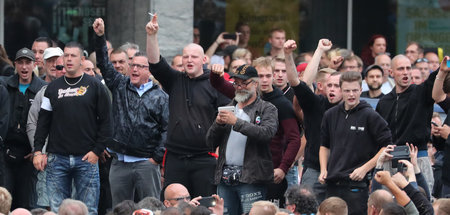 Chemnitz am 27. August 2018