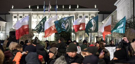 Foto: Extrem rechte Nationalisten demonstrierten im Februar 2018...