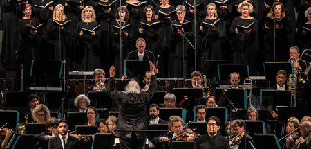 Auch in seiner Existenz gefährdet? HR-Sinfonieorchester bei eine...