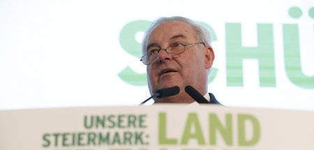 Landeshauptmann Hermann Schützenhöfer hofft, dass seine ÖVP bei ...
