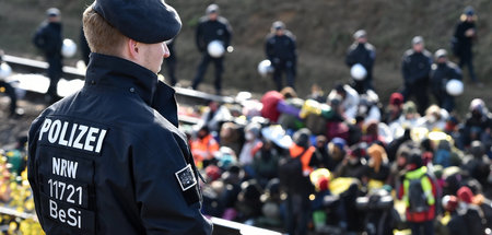 Polizeieinsatz gegen »Ende Gelände« in Düren (28.10.2018)
