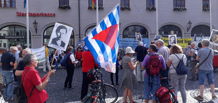 Kundgebung am Sonntag auf dem Rathausplatz in Augsburg
