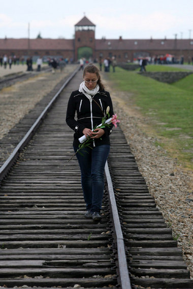 Am Tag der Befreiung in der Gedenkstätte Auschwitz-Birkenau