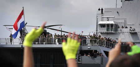 Das niederländische Schiff »Johan de Witt« wird die Bundeswehrso