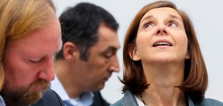 Cem Özdemir (M.) stiftet mit seiner Bewerbung für den Fraktionsv... Cem Özdemir (M.) stiftet mit seiner Bewerbung für den Fraktionsv...