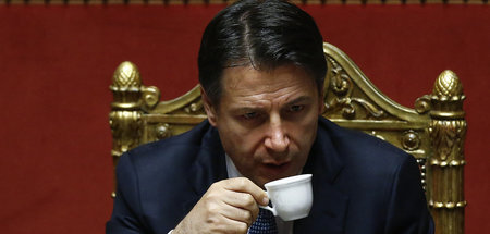 »Ich habe gar kein Auto.« Guiseppe Conte am Dienstag im Senat