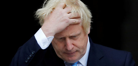 Treiber und Getriebener: Der britische Premier Boris Johnson am ...