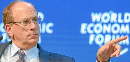 Larry Fink, Gründer und Vorstandsvorsitzender, ist regelmäßig Ga...