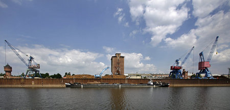 Elbhafen Torgau am 28.7.2010