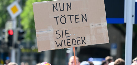 Demonstration gegen den Aufmarsch der Partei »Die Rechte« in Kas