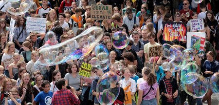 Demonstration der »Fridays for Future«-Bewegung in Berlin (16.8.... Demonstration der »Fridays for Future«-Bewegung in Berlin (16.8....