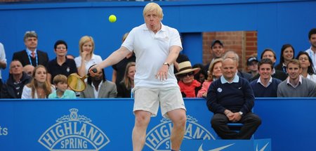 Der heutige britische Premierminister und damalige Bürgermeister... Der heutige britische Premierminister und damalige Bürgermeister...