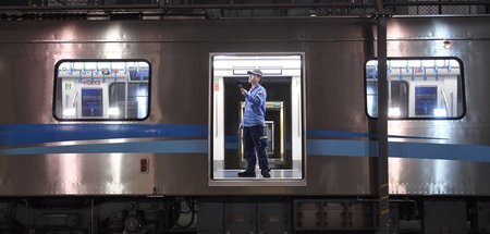 U-Bahn in Chengdu, Sichuan (13. September 2019)