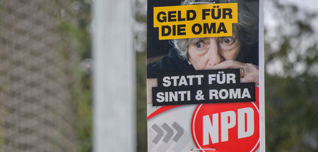 Für deutsche Juristen noch nicht diskriminierend genug: Wahlplak...