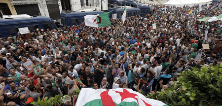 Protest gegen die algerische Regierung in Algier, 13. September 