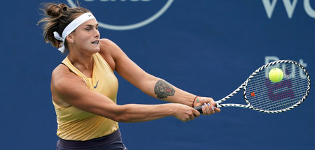Immerhin schön schnell: Aryna Sabalenka, die erste Titelverteidi...