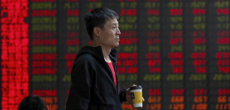 Die chinesische Börse spielt, anders als in den USA, eine unterg...