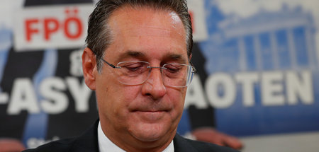 Damals noch Vizekanzler und FPÖ-Chef: Heinz-Christian Strache am...