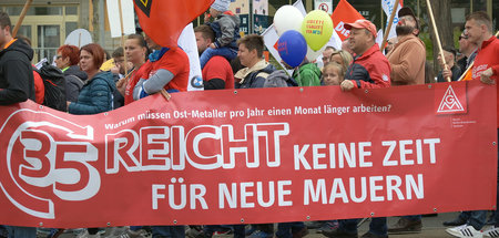Sehen so Herrscher aus? Gewerkschaftskundgebung am 1. Mai 2019 i...