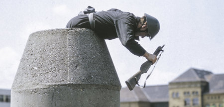 Übung der Armeesportgemeinschaft Vorwärts Plauen im Jahr 1986