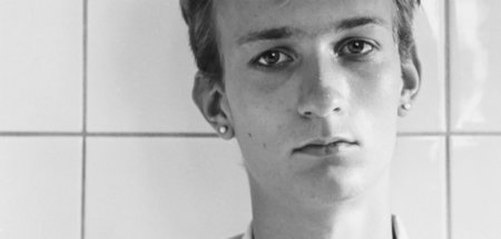 Als Performer bei der Band Die Erde ein Traum: Tobias Gruben