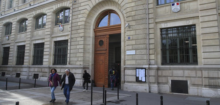 Das Polizeihauptquartier in Paris am Freitag
