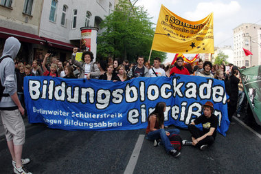 Berlinweiter Protest – am 24. April 2007 gingen 10000 Schüler au...