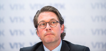 Nach Auffassung der Opposition nicht mehr zu halten: Verkehrsmin...