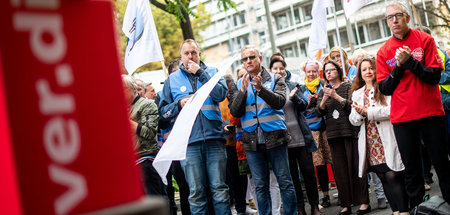 Protestaktion Anfang Juli in Köln: Seit Monaten beteiligen sich ...