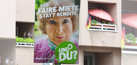 Im Wahlkampfmodus stehen die Grünen auf der Seite der Mieter Im Wahlkampfmodus stehen die Grünen auf der Seite der Mieter