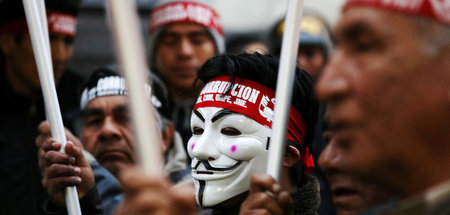 Proteste gegen die Korruption, Lima, 27. Juli 2018