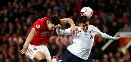 Beim Spiel Manchester United gegen Liverpool am 20. Oktober 2019