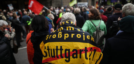 Montagsdemo vor dem Stuttgarter Hauptbahnhof (7.10.2019)