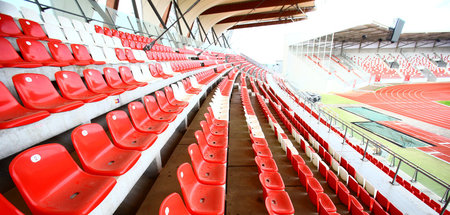 Alles eine Nummer zu großspurig? Stadion von Rot-Weiß Erfurt Alles eine Nummer zu großspurig? Stadion von Rot-Weiß Erfurt